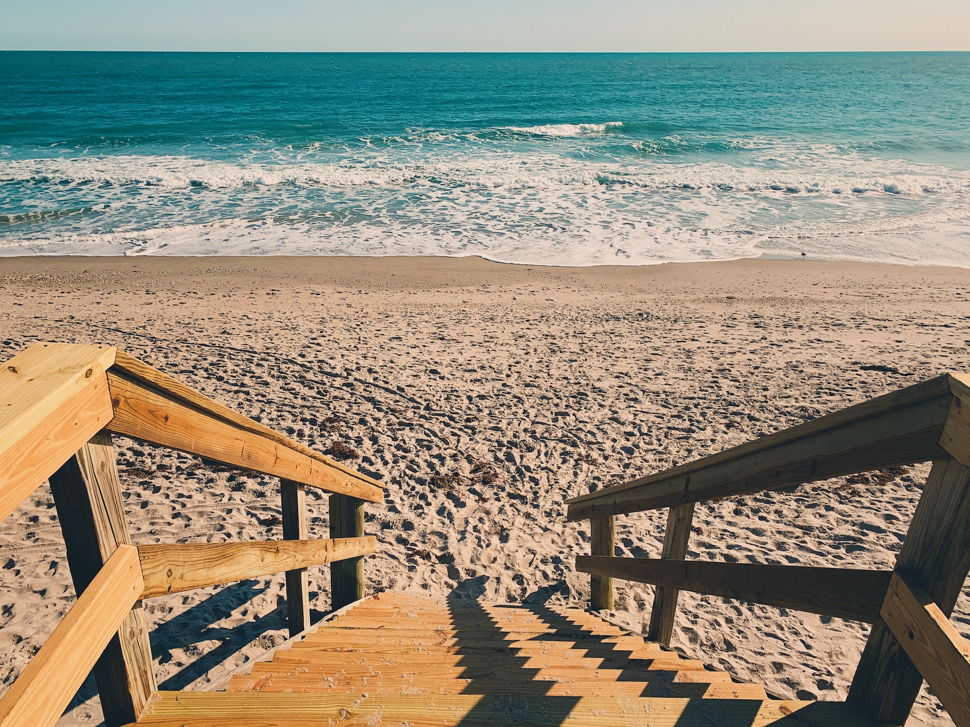 beach stairs